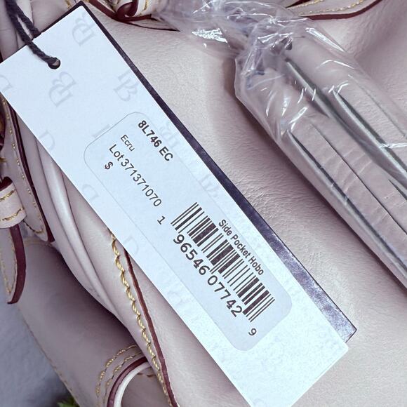 Dooney and Bourke Florentine Side Pocket Hobo $528 - Picture 4 of 14